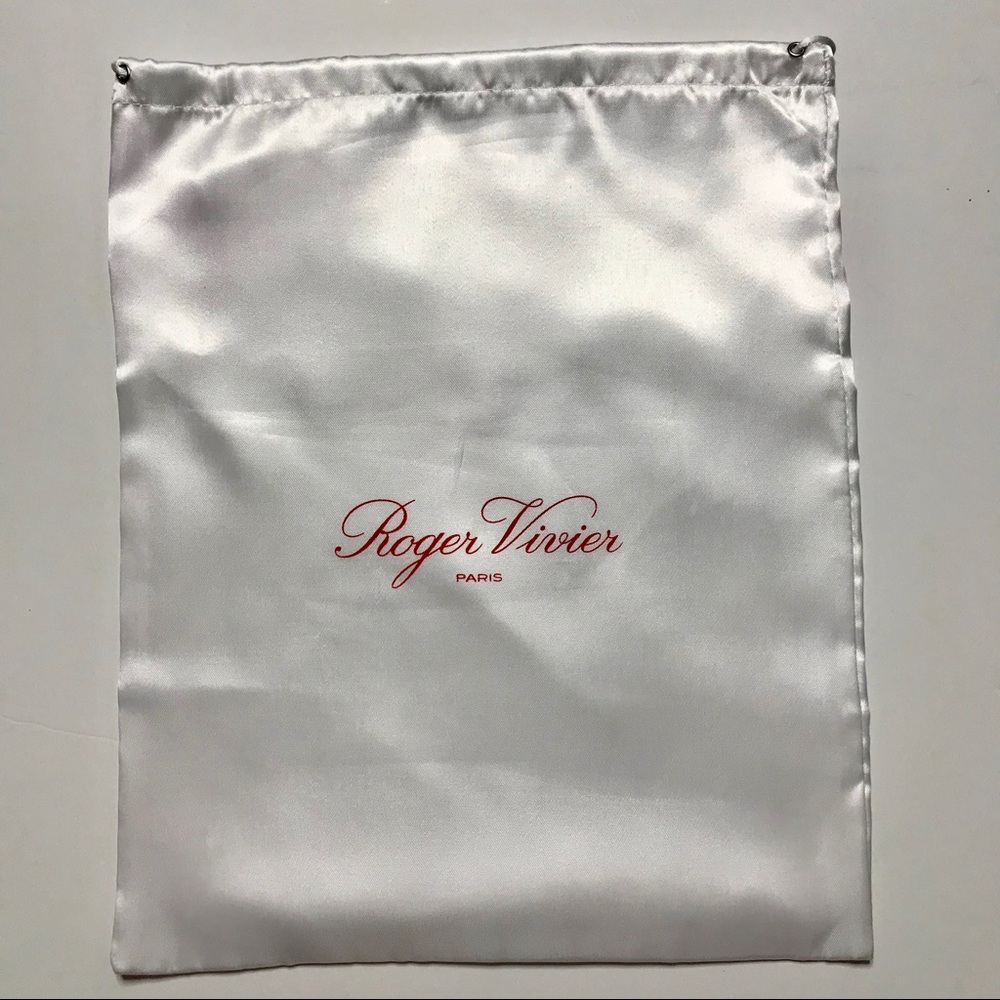 Authentic Roger Vivier dust bag.